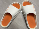 回力居家男士拖鞋室外穿四季防滑臭沙滩凉拖鞋HL02331白橙色42-43码 实拍图