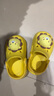 牧童儿童拖鞋夏男宝宝洞洞鞋软底女童卡通洗澡婴幼儿家居鞋奶狮黄150 实拍图