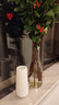 木丁丁现代简约风素烧磨砂白陶瓷艺术花瓶北欧花器摆件高级感礼物 实拍图