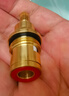 华厦金牛 水龙头阀芯全铜单冷热水龙头快开陶瓷阀芯手柄手轮开关维修配件 全铜加厚快开阀芯(常用款)正 实拍图