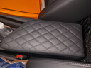 祁丰适用大众迈腾 速腾 帕萨特途观L探岳探歌真皮中央扶手箱垫保护套 【头层牛皮+增高垫】商务黑 实拍图