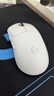 罗技（G）gpw2代/gpw二代金刚版 无线鼠标双模电竞机械游戏鼠标狗屁王二代轻量化60g送男友礼物 GPW二代金刚白+无线充电底座 实拍图