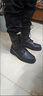 啄木鸟真皮靴作战靴子男马丁靴秋冬季加绒保暖户外战靴高帮羊毛靴雪地靴 08防棉【钢头钢底款】冬季 42 实拍图