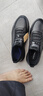 奥康（Aokang）跑步男士商务休闲运动皮鞋男黑色41码 实拍图