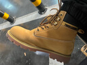 马登男士马丁靴美式经典大黄靴秋冬户外休闲工装靴2025新款加绒男鞋 砂黄 40 (250mm) 男码 实拍图