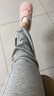 婧麒（JOYNCLEON）孕妇裤春秋外穿休闲运动裤秋小个子大码卫裤 浅灰 XXL jyk28218 实拍图