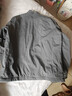 雅戈尔（YOUNGOR）棉服男立领设计棉褛锦纶氨纶面料手感柔软有筋骨弹力舒适 灰色 2XL 185/104A 实拍图