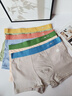 梦特娇男士内裤男纯棉10A抗菌档平角裤大码宽松舒适透气四角短裤头裤衩 实拍图
