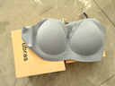 ubras虞书欣同款夹心软支撑光面细肩带文胸女士内衣女背勾款奶盐蓝色L 实拍图