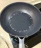 三禾微纳无涂层不粘炒锅不锈钢炒菜锅无油烟含钛锅具32cm雾月白配钢铲 实拍图
