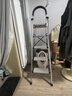 杜邦（DU PONT）梯子家用折叠铝合金梯加厚人字梯登高梯爬步安全梯扶梯楼银色5步 实拍图
