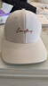 CACUSS棒球帽子女士春秋硬顶鸭舌帽户外太阳帽显脸小韩版百搭遮阳帽米白 实拍图