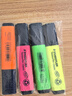 施德楼（STAEDTLER）经典4色荧光笔 1+5mm学生考试划重点办公标记号笔 儿童手抄报专用轮廓手账彩笔开学必备用品364BK4 实拍图
