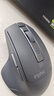 英菲克（INPHIC）M1二代无线蓝牙鼠标可充电办公轻音电量显示便携人体工学三模适用苹果惠普华为笔记本电脑ipad通用 【100%右手选+侧翼指托+显电量2.4G】绅士灰 实拍图