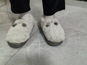 猫力包根棉拖鞋男士冬季新款室内家居保暖包跟毛绒踩屎感情侣棉鞋男款 灰色 42-43 正码【内长265MM】 实拍图
