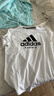阿迪达斯男装夏季透气舒适休闲运动宽松半袖上衣短袖ADICTK-WB 2XL  白黑  实拍图