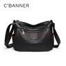 千百度（C.BANNER）牛皮包包女包斜挎包大容量中年妈妈单肩生日礼物高级感送女友老婆 实拍图