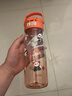 膳魔师（THERMOS）儿童水杯tritan便携塑料直饮杯小学生开学必备小熊猫水壶600ml红 实拍图
