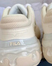 FILA 斐乐官方女鞋CARROT摩登板鞋萝卜鞋休闲厚底鞋子女 古白色/初雪白 F12W411201NAA 35.5 实拍图