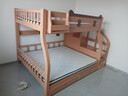 可颜上下铺床儿童床男孩女孩卡通高低床子母床双层床小户型实木上下床 柜梯款 上床宽160  下床宽180 实拍图