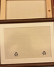墨斗鱼6寸木质相框 摆台画框装裱相框挂墙木制照片相框胡桃木六寸相片框 实拍图