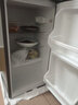 HYUNDAI（韩国现代）小冰箱迷你小型家用冷藏冷冻宿舍出租房办公室双开门二门电冰箱节能省电 118L灰【行业爆款+省电轻音】 实拍图