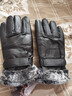 啄木鸟皮手套男冬季骑行加绒触屏开车户外摩托车防风保暖外卖棉滑雪手套 骑行款 加绒防风防泼水 实拍图