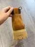 骆驼（CAMEL）【山越】工装靴男新潮厚底增高马丁靴 L15W076018 土黄(男款) 41 实拍图