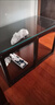 豪瑞森简约家用小茶几边几客厅角落迷你沙发边桌侧边小方桌中式方几角几 黑胡桃色50*35*54实木桌腿 实拍图