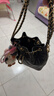 CHARLES&KEITH绗缝菱格链条水桶包双肩包包女包女友生日礼物CK2-10701506 Black黑色 M 实拍图