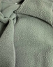 无印良品（MUJI）女式 长毛抓绒 大衣 长袖秋冬款 羊羔绒外套外衣 女装 BB2QPA4A 浅绿色 XL (165/92A) 实拍图