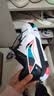 李宁（LI-NING）羽毛球鞋贴地飞行2LITE 标准白/黑色/荧光焰红 AYTT003-2 43.5 实拍图