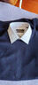 雅戈尔（YOUNGOR）【全羊毛】秋冬男士保暖商务休闲圆领毛衣VYQW639994FYA 藏青 XL 实拍图