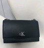 Calvin Klein时尚单肩包礼物链条包包金属字母旋扣翻盖CK女包斜挎马鞍包DH3240 实拍图