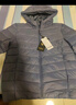雅鹿羽绒服女士轻薄秋羽绒连帽简约纯色修身保暖短款外套 雾蓝 170  实拍图