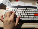 B.O.W航世 K620U有线键盘 办公键盘 超薄便携键盘 79键 台式笔记本巧克力按键小键盘 橙灰黑 实拍图