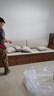 溪木工坊罗汉床新中式储物实木沙发床大尺寸仿古禅意老榆木家具 2.5米罗汉床【花梨色】+垫子 实拍图