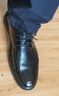 卡帝乐鳄鱼（CARTELO）男士皮鞋冬季加绒棉皮鞋男商务休闲皮鞋厚底男鞋9787 黑色加棉 43 实拍图