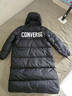 Converse匡威儿童羽绒服男女童冬季新款长款过膝中大童装极寒泡芙保暖外套 正黑色 90绒 清洁度1000+ 140 /68 充绒量约182g 【建议身高128-140cm】 实拍图