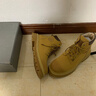 H8马丁靴头层牛皮情侣男女真皮户外登山鞋子高帮大黄靴英伦风工装靴 黄棕色 42 -男 实拍图