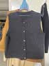 卡汐沐 针织马甲女外穿小香风中灰色背心女秋装洋气上衣内搭开衫毛衣女 小金扣法式针织马甲【中灰色】 均码 【建议90-125斤】 实拍图