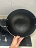 苏泊尔（SUPOR）炒锅双耳炒锅铁锅深型平底无涂层铸铁炒锅燃气电磁炉通用加深加大 34CM(适合3~7人)  34cm 实拍图