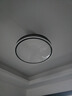 雷士（NVC）LED照明风扇灯吊扇灯餐厅卧室黑色简约灯具全光谱1级能效42寸 实拍图