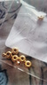 御邪足金999光面算盘珠隔断珠黄金垫片DIY手串手链金配饰 算盘珠:约0.03g（预售） 实拍图