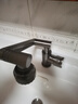 莱尔诗丹枪灰色面盆水龙头洗脸盆浴室柜机械臂不锈钢冷热水龙头LD5131H 实拍图