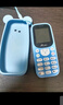 皓轩迷你学生手机戒网瘾机男女款全网通儿童初高中生只接打电话老人机 熊掌蓝【手机壳/挂线】 4G全网通 【256mb】 实拍图