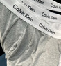 Calvin Klein内衣男士本命年新年红三条装ck低腰棉质防夹臀四角裤平角内裤男 U2664998-太空黑/月光白/椰青灰 3条 M 实拍图