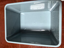 禧天龙钢化款收纳箱加厚抗压储物箱零食玩具车载整理箱 43L石青1个装 实拍图