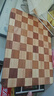 棋盘格实木菜板家用橡胶木乌檀木粘板案板面板抗菌防霉 42.5*31*2.5cm(9102)长方形 实拍图