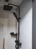 浪鲸恒温淋浴花洒套装钢琴花洒全套增压自洁沐浴器精铜浴室淋雨器 基础款【枪灰冷热】增压雨淋 实拍图